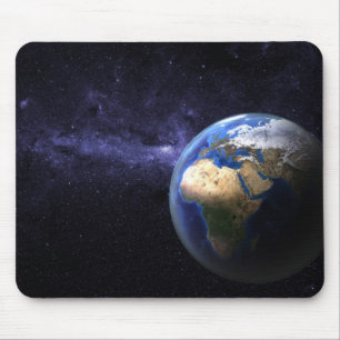 Erde im Raum Mousepad
