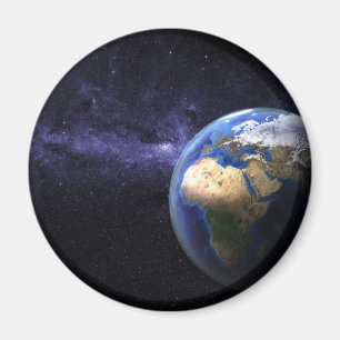 Erde im Weltraum Magnet