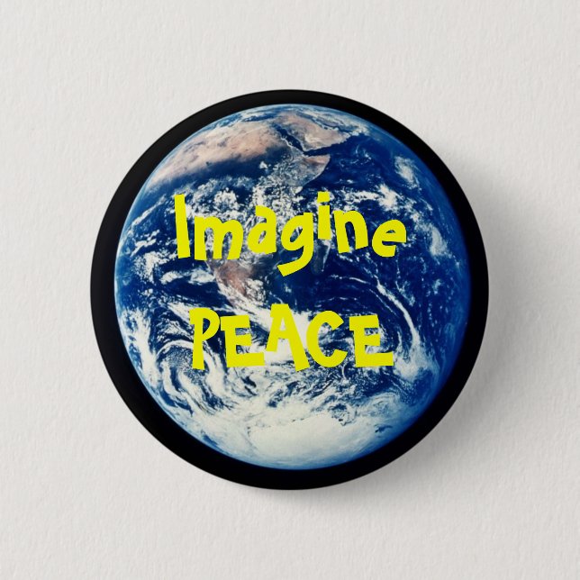 Erde, ImaginePEACE Button (Vorderseite)