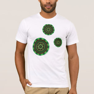 Erde Mandala Herren Leichtes Hemd T-Shirt
