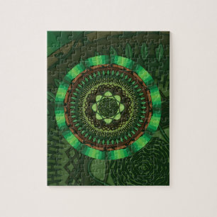 Erde-Mandala-Puzzle Puzzle