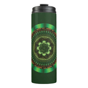 Erde Mandala Thermobecher Thermosbecher