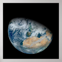 Erde mit Nordafrika und Südwesteuropa