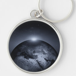 Erde mit Spezialeffekten Schlüsselanhänger