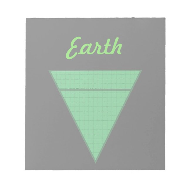 Erde Notizblock (Vorderseite)