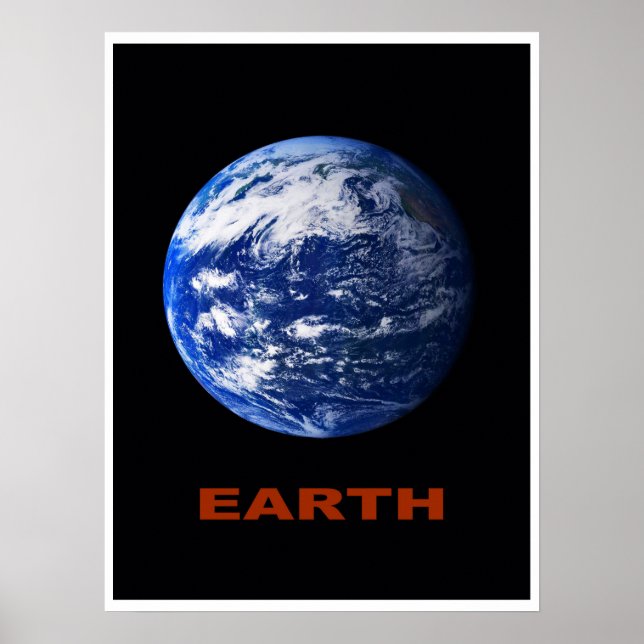 Erde Poster (Vorne)
