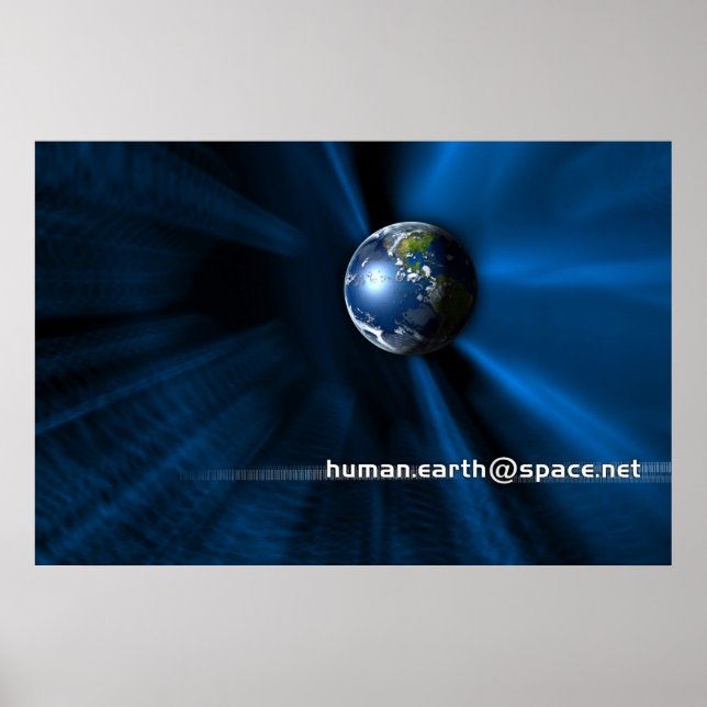 Erde Poster (Vorne)