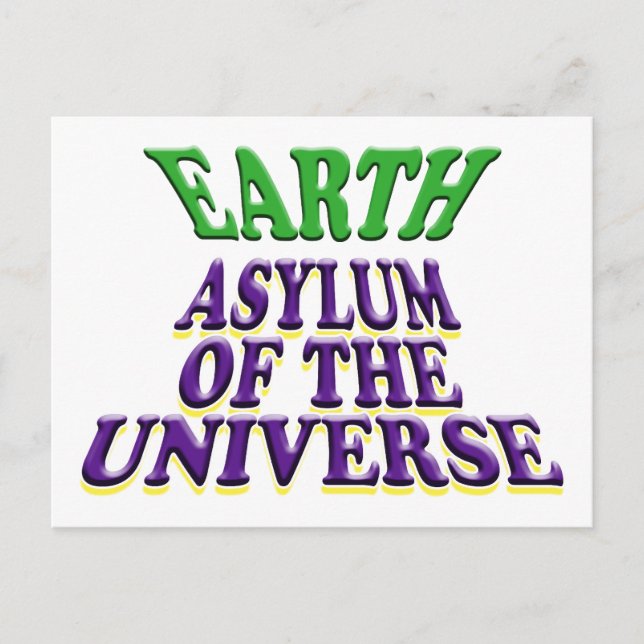 ERDE POSTKARTE (Vorderseite)