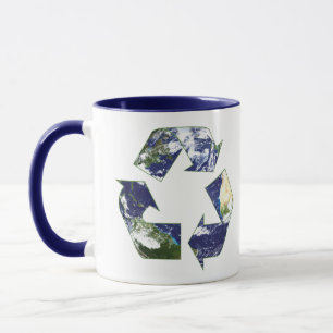 Erde - Recycelnd Tasse