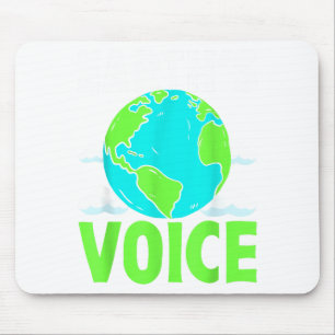Erde Stimme Rettet den Planeten Design Mousepad