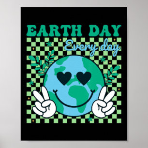 Erde Tag Alltägliche Umwelt Kinder Girls Boys Tee Poster