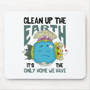 Erde Tag der Erde Gerettet Erde Es gibt keinen Pla Mousepad