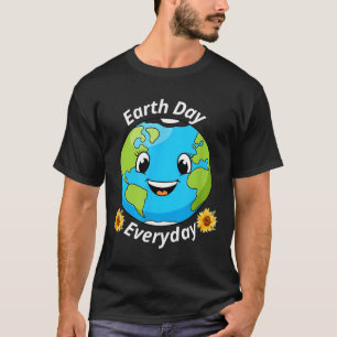 Erde Tag täglich, Tag der Erde für Frauen, Männer T-Shirt