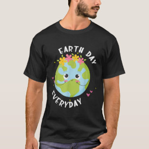 Erde-Tag Tägliches Shirt Kinder Mädchen Frauen Leh
