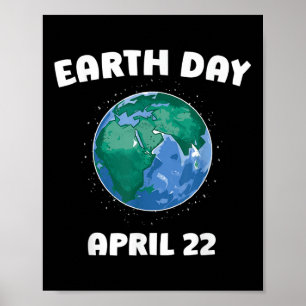 Erde Tag Umweltschutz Planet Welt Cl Poster
