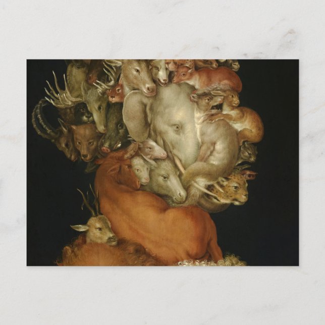 Erde, Terra, 1570 von Giuseppe Arcimboldo Postkarte (Vorderseite)