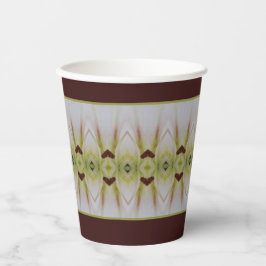 Erde Tone Decorative Pappbecher