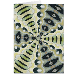 Erde tont symmetrisches Kaleidoskop