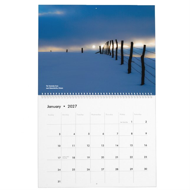 Erde trifft Landschaftskalender des Himmel-2012 Kalender (Jan 2027)