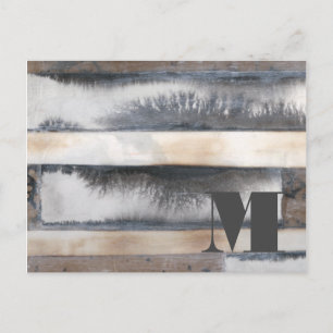 Erde u. Rauch I des Monogramm-  Postkarte