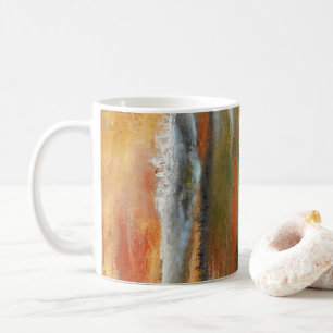 Erde überlagert abstrakte Tasse