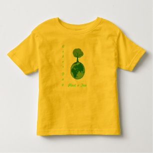 Erde und Baum - Kleinkind T-shirt
