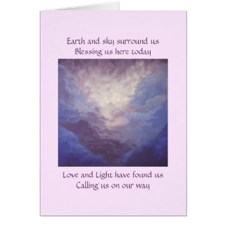 Erde und Himmel, Berg und Wolken