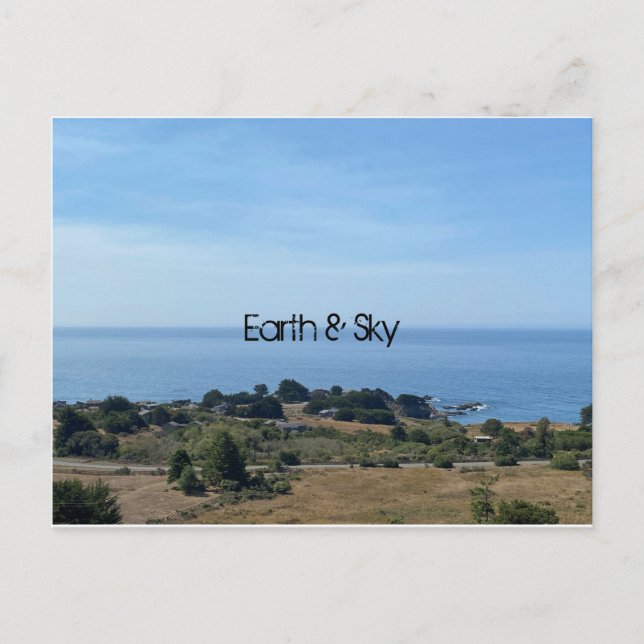 Erde und Himmel Postkarte (Vorderseite)