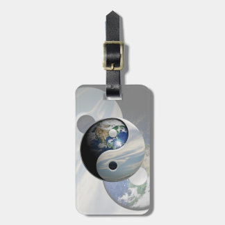 Erde und Himmel Yin Yang Gepäckanhänger