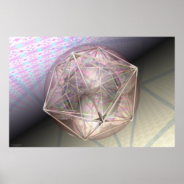 Erde und Mars pro Martineau Poster (Vorne)