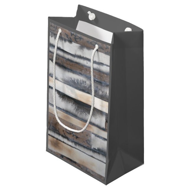 Erde und Rauchen I Kleine Geschenktüte (Vorderseite Schrägansicht)