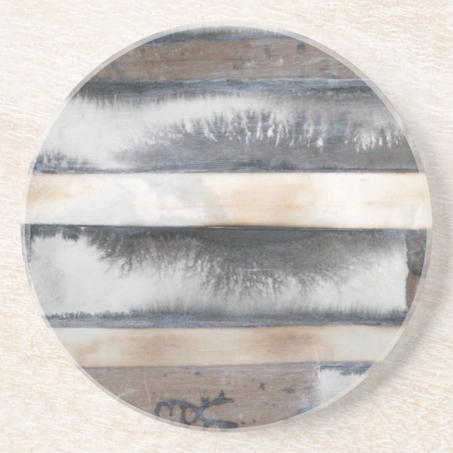 Erde und Rauchen I Sandstein Untersetzer (Vorne)