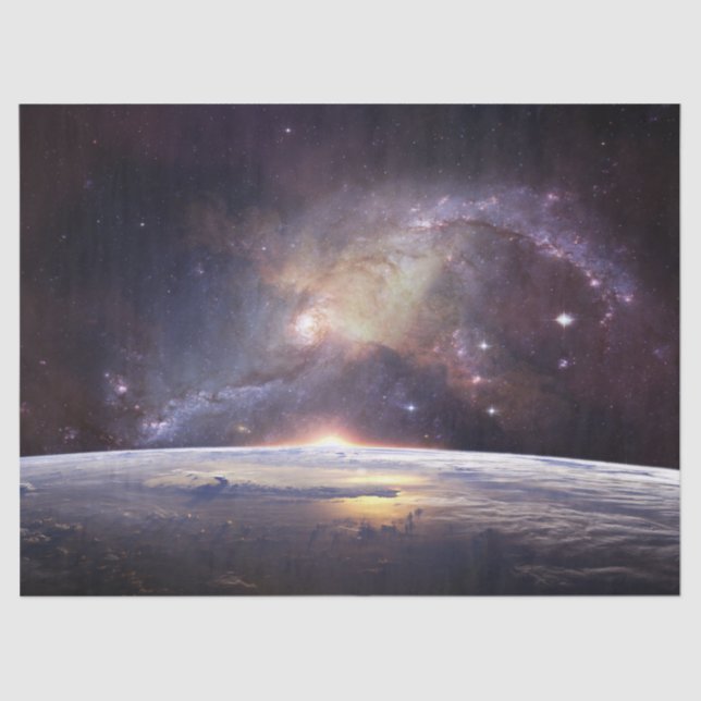 Erde- und Weltraumpapier Seidenpapier (Vorderseite)