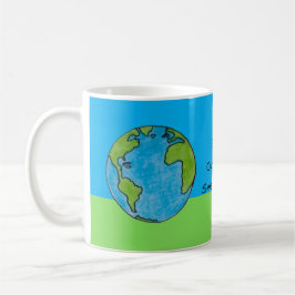 Erde Unser Zuhause Süßes Zuhause Kaffeetasse
