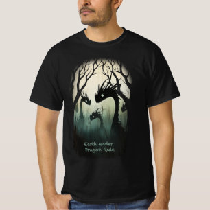 Erde unter dem T - Shirt der Drachenregel