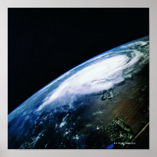 Erde von Satellit 3 Poster