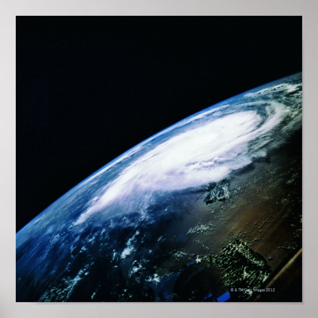 Erde von Satellit 3 Poster (Vorne)