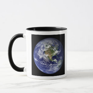 Erde, welche die Westernhemisphäre zeigt Tasse