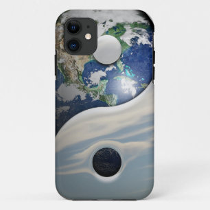 Erde Yin und Yang-Symbol iPhone 11 Hülle