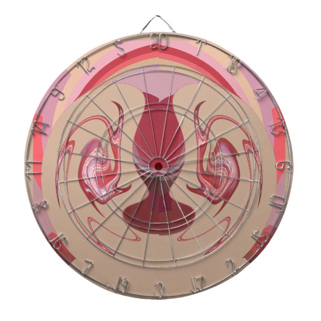 Erdember: Texturierte Tapestry aus Afrika Dartscheibe (vorne)