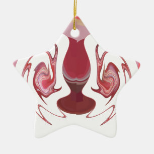 Erdember: Texturierte Tapestry aus Afrika Keramik Ornament