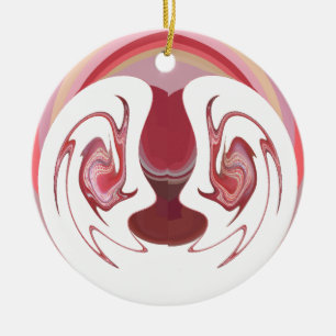 Erdember: Texturierte Tapestry aus Afrika Keramikornament