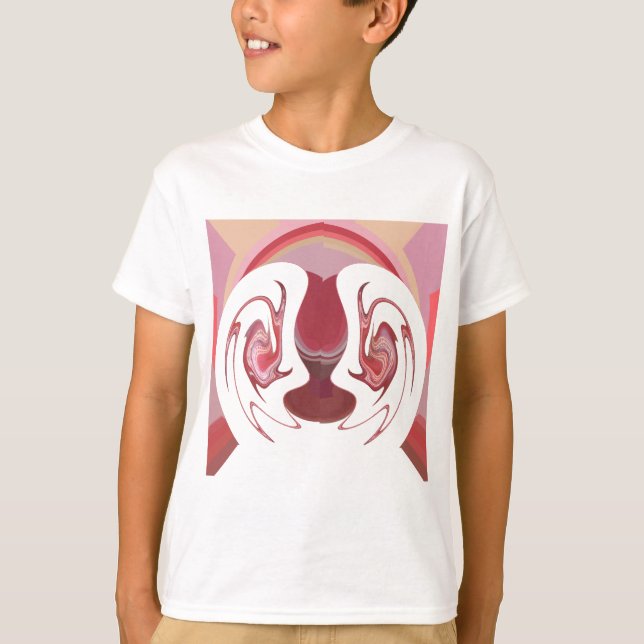 Erdember: Texturierte Tapestry aus Afrika T-Shirt (Vorderseite)