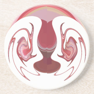 Erdember: Texturierte Tapestry aus Afrika Untersetzer