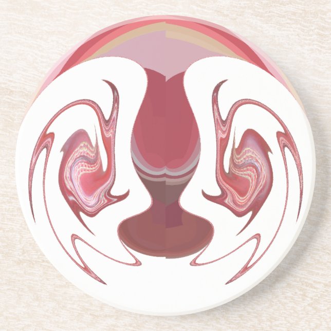 Erdember: Texturierte Tapestry aus Afrika Untersetzer (Vorne)