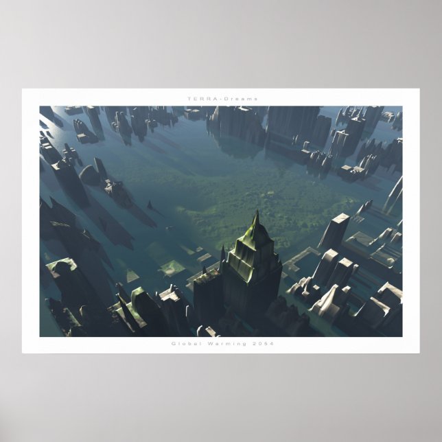 Erderwärmung 2054 poster (Vorne)