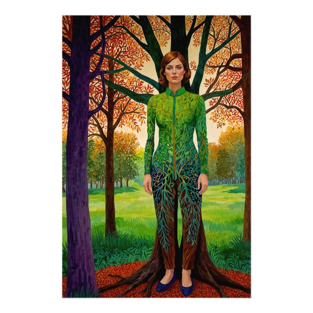 “Erdessa’s Portrait”  - The Disguise of Stillness Fotodruck (Vorne)