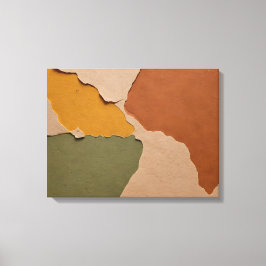 Erdessenz rustikale Farbspritze Kunst Leinwanddruck