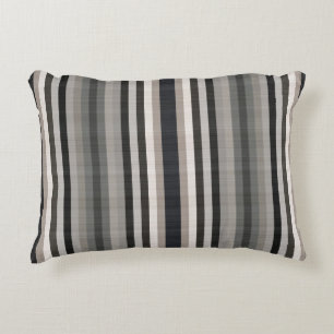 Erdfarbenstreifen Dekokissen