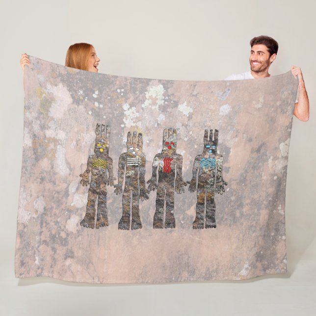 Erdfeuer und Wasser Fleecedecke (Beispiel)